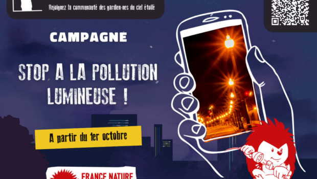 Agissons ensemble contre la pollution lumineuse ! Du 1er octobre au 30 novembre 2024 et dans le cadre de la campagne des Sentinelles de la Nuit, vous pouvez nous signaler […]